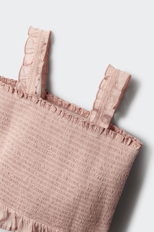 Springfield Kids Top za devojčice sa bretelama Roze