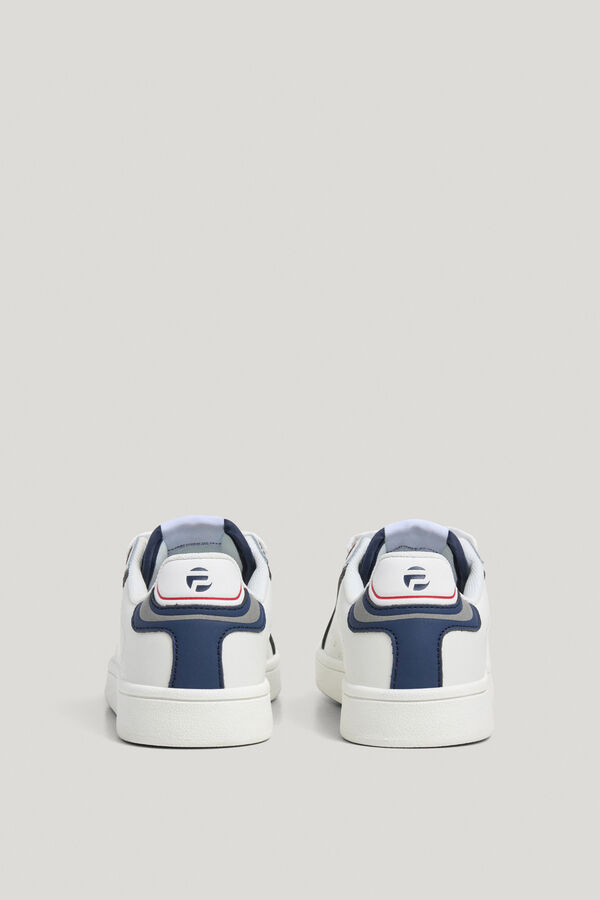 Pepe Jeans Zapatilla estilo tenis logo blanco