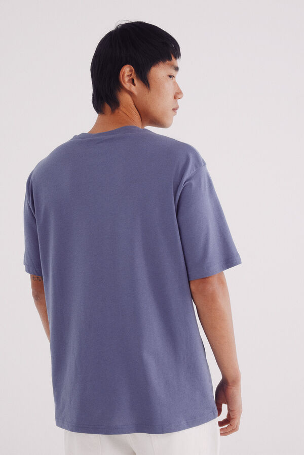 Springfield Camiseta b&aacute;sica cuello redondo morado/lila