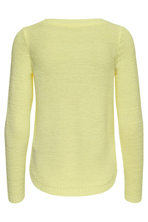 Only Jersey de punto amarillo