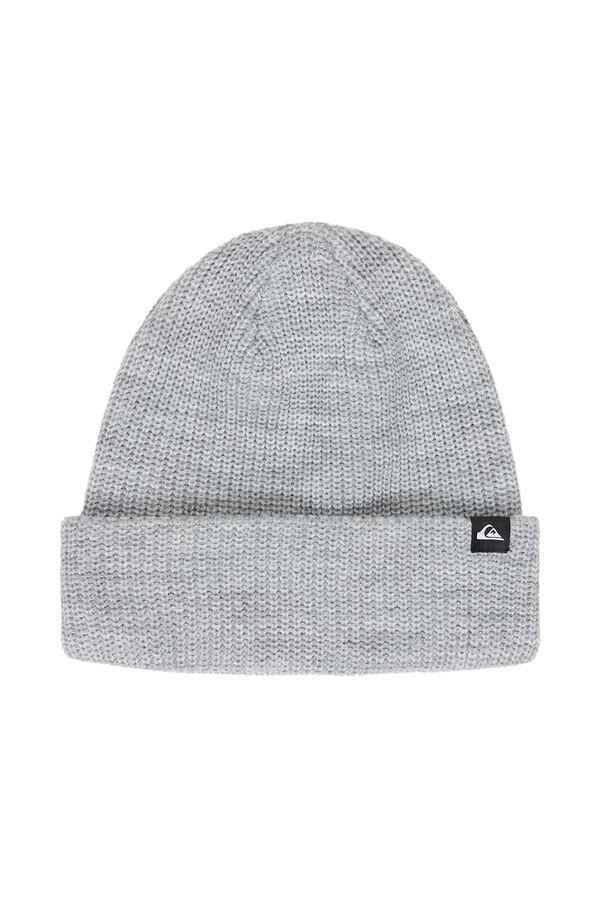 Quiksilver Gorro de malha com dobra cinzento