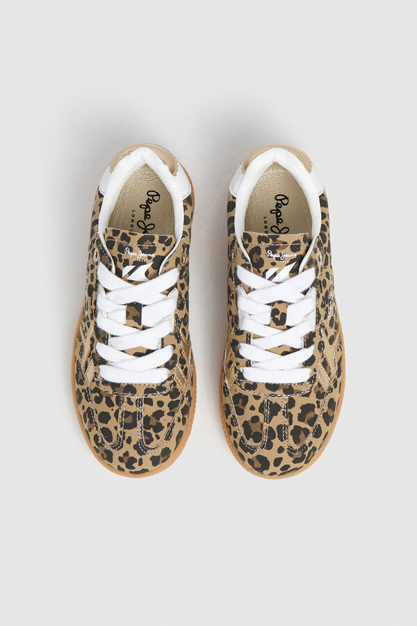 Pepe Jeans Chinelos de quarto com estampa de bola bege