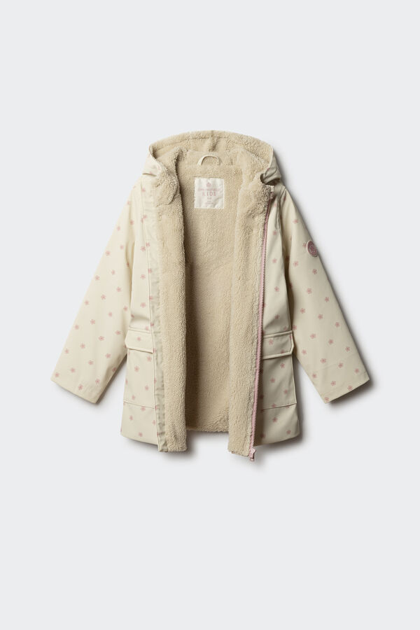 Springfield Kids Gumirana jakna sa tufnama za devojčice Print