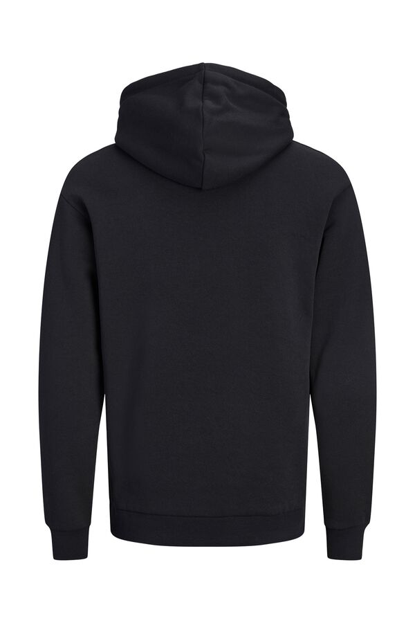Jack & Jones Sudadera relaxed con capucha negro