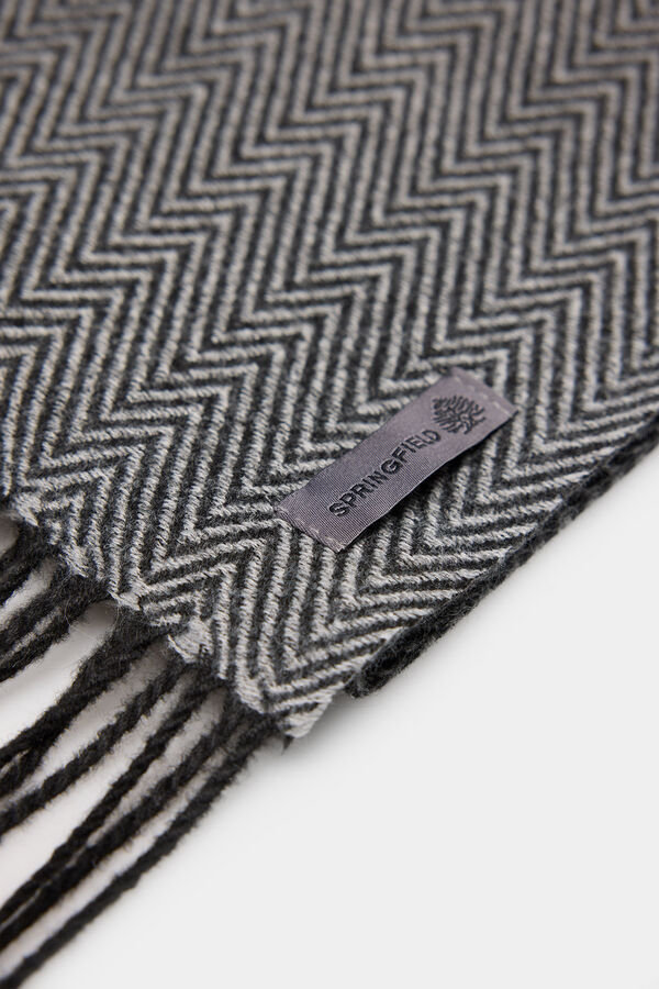 Springfield Bufanda gris espiga gris