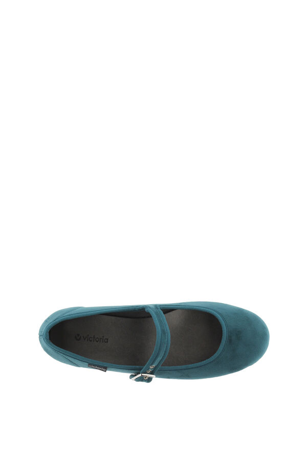 Victoria Bailarina terciopelo mujer azul