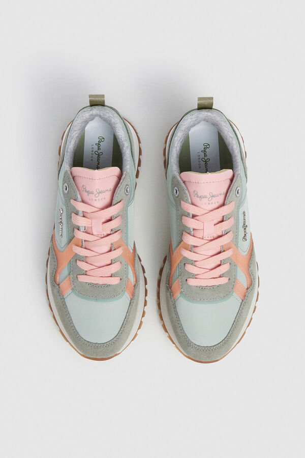 Pepe Jeans Sapatilhas Running Retro bege