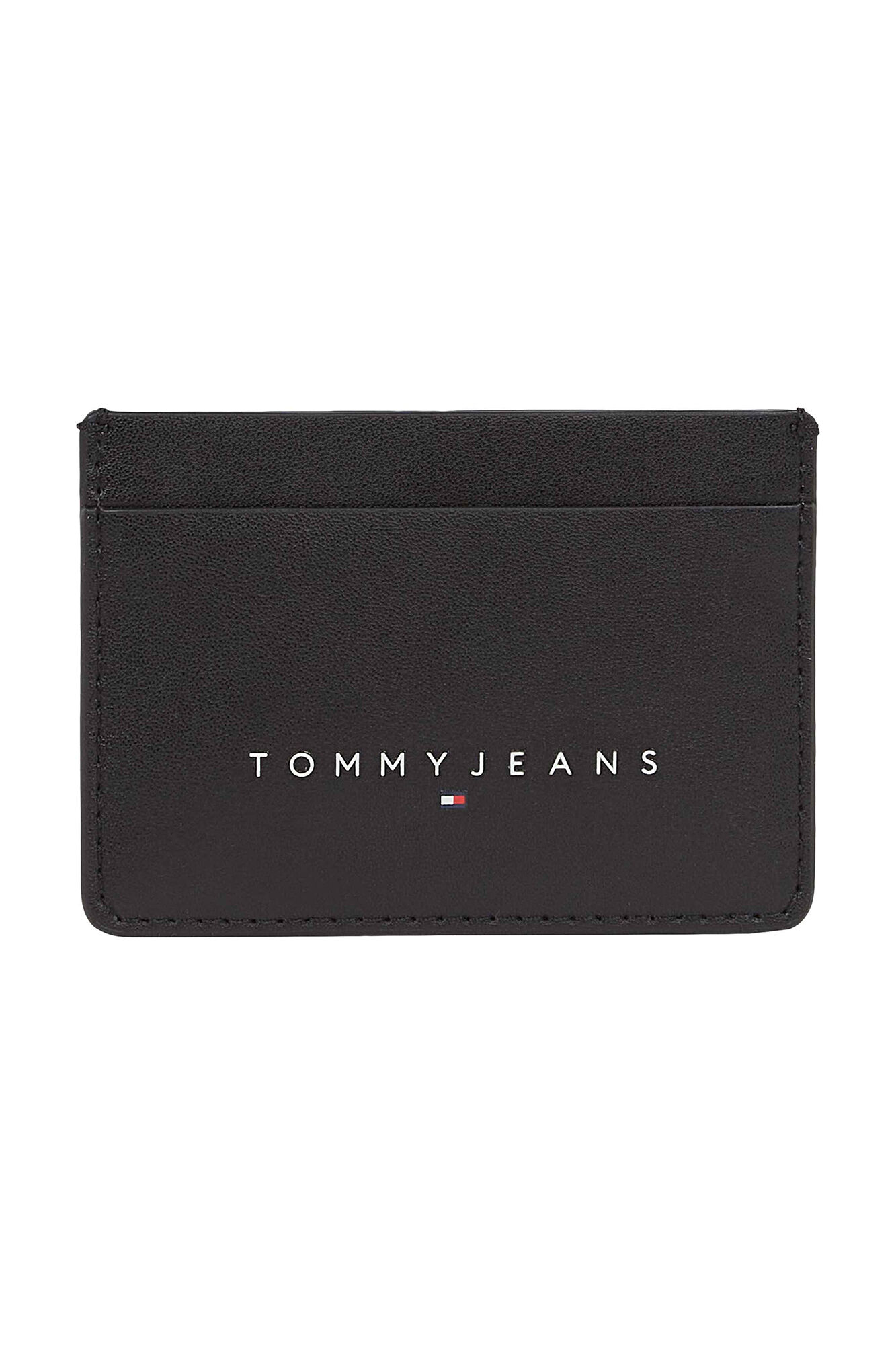 Tommy Jeans Carteira preta Tommy Jeans com logo bordado