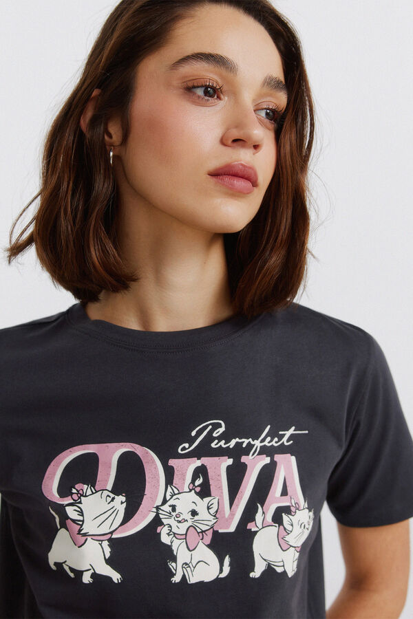 Springfield Majica sa kratkim rukavima DISNEY Siva