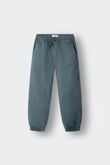 Springfield Kids Dečije pletene jogger pantalone Tirkizna