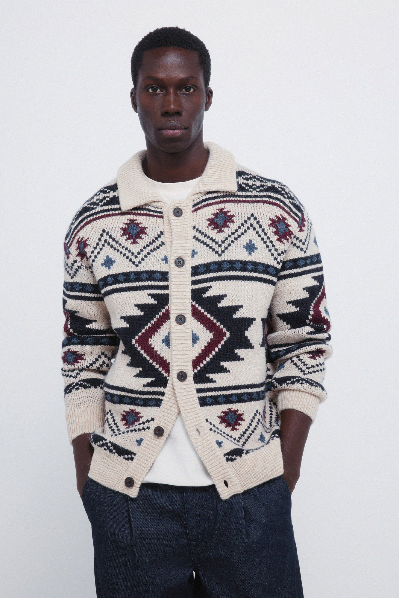 Springfield C&aacute;rdigan fantas&iacute; rombos