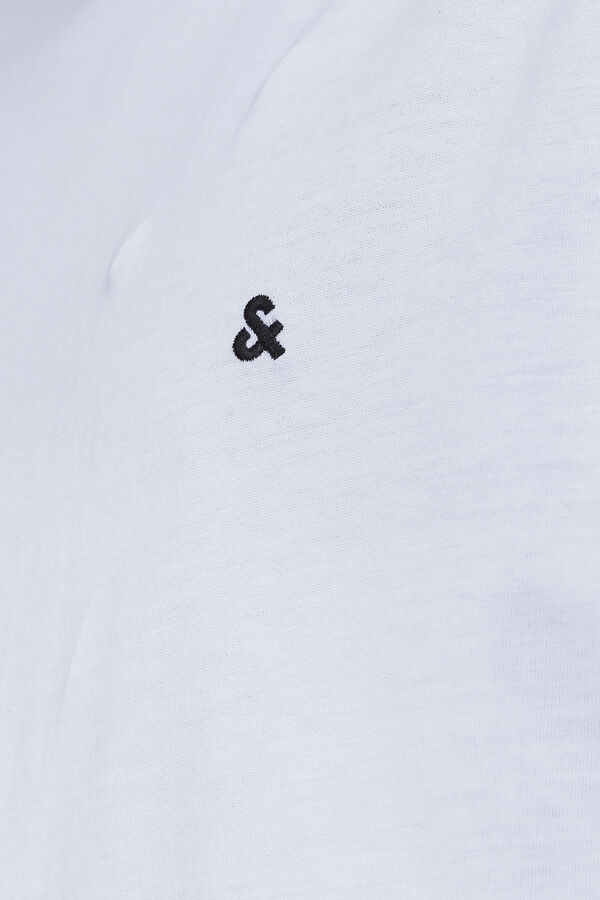 Jack & Jones Camiseta b&aacute;sica regular fit blanco