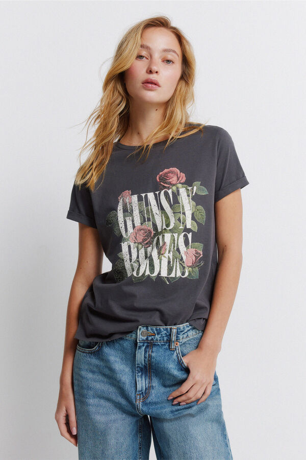 Springfield Majica kratkih rukava Siva