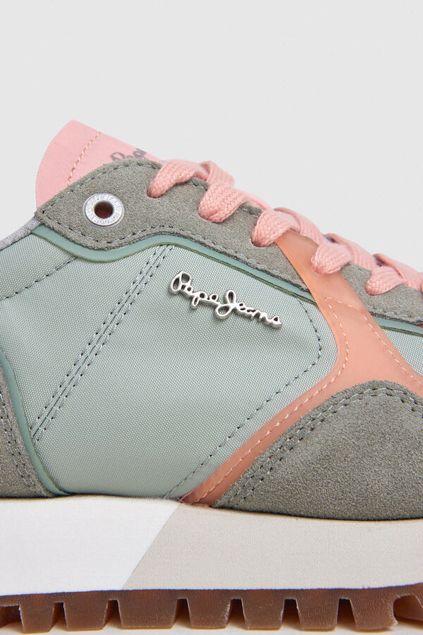 Pepe Jeans Sapatilhas Running Retro bege