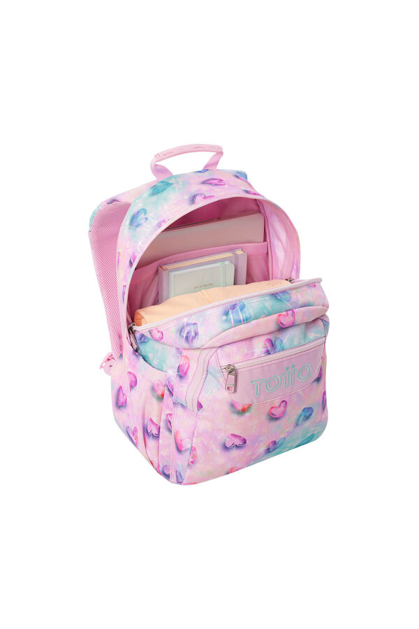 Totto Glitzer-Aquarell-Rucksack  Rosa