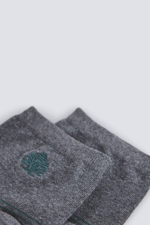 Springfield Čarapa do članka sa Springfield logom Siva