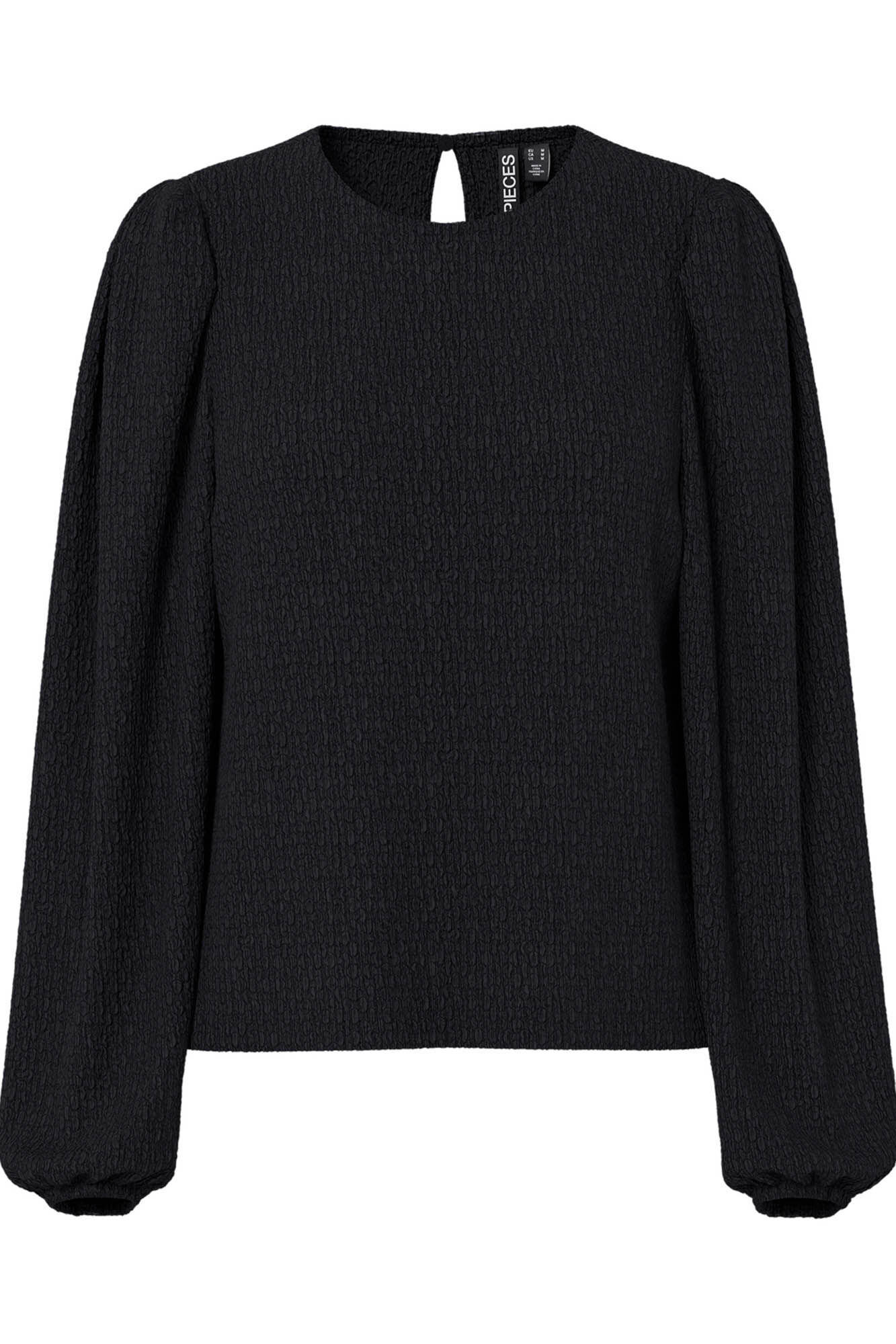 Pieces Top textura fruncido pu&ntilde;os