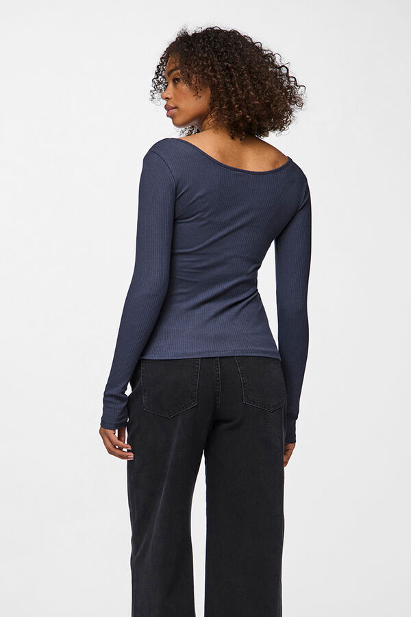 Pieces Top de canal&eacute; azul