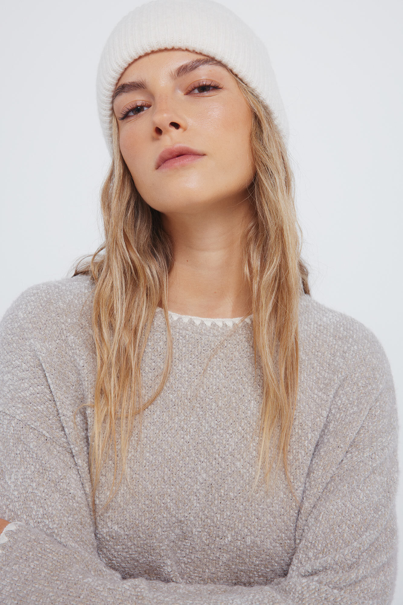 Springfield Džemper od &scaron;enila sa pro&scaron;ivima