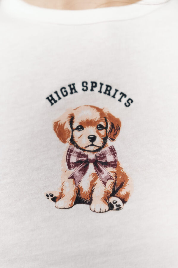 High Spirits T-shirt Waggy bege