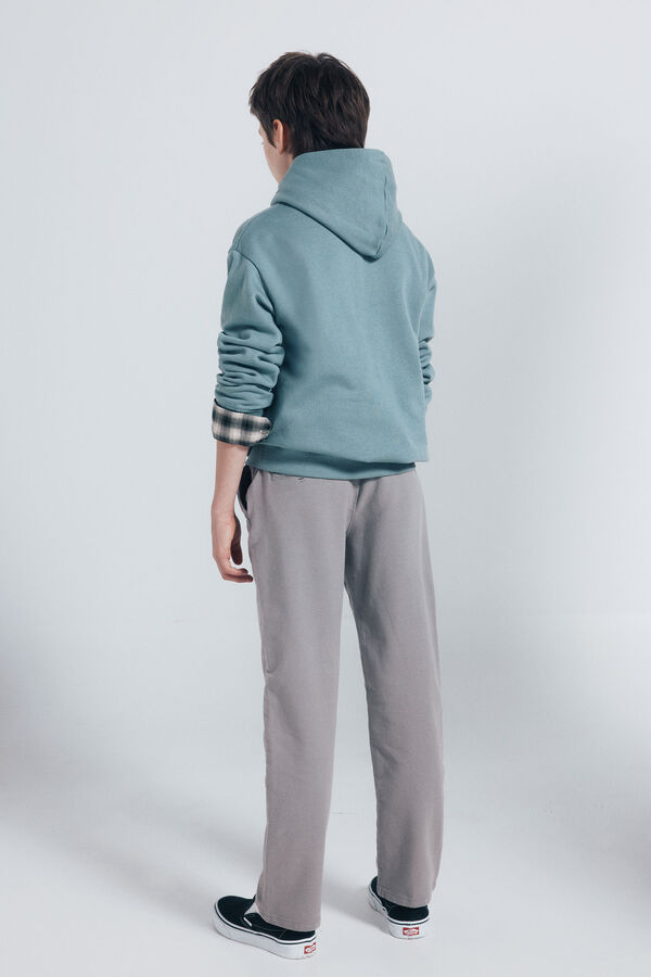 Springfield Kids Boys' slim-fit comfort chinos pants Siva