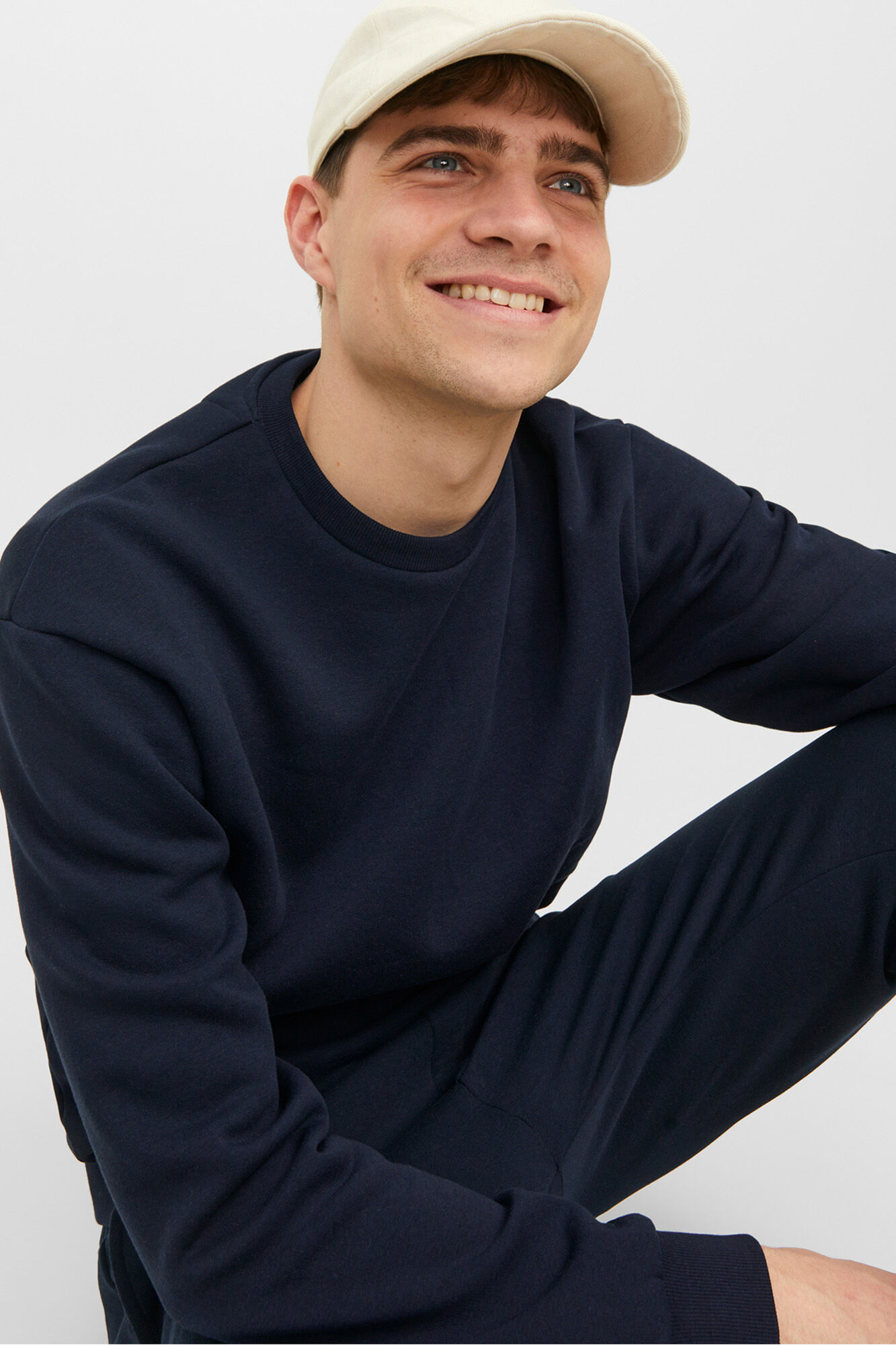 Jack & Jones Sudadera b&aacute;sica cuello redondo