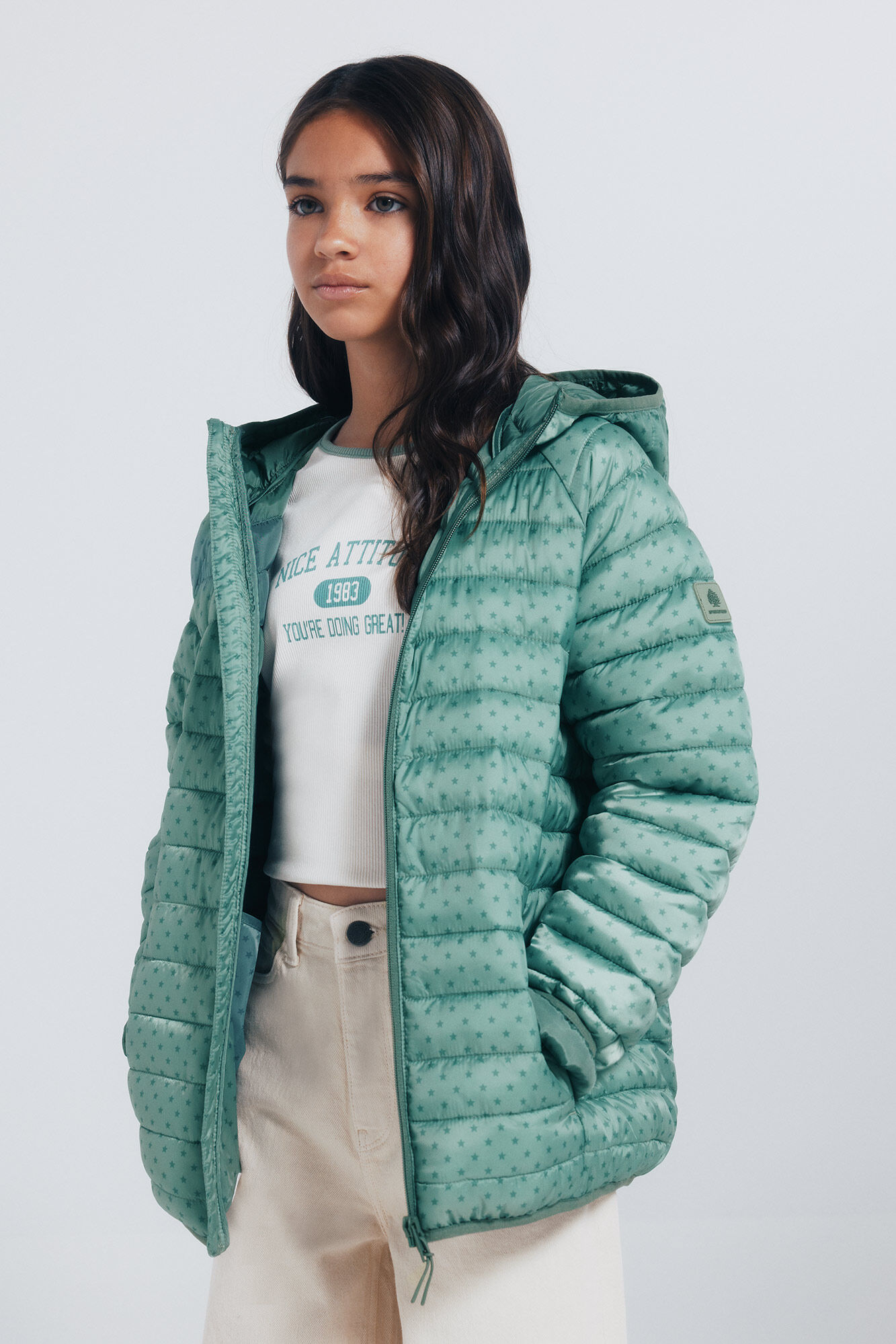 Springfield Kids &Scaron;tepana jakna sa zvezdama za devojčice