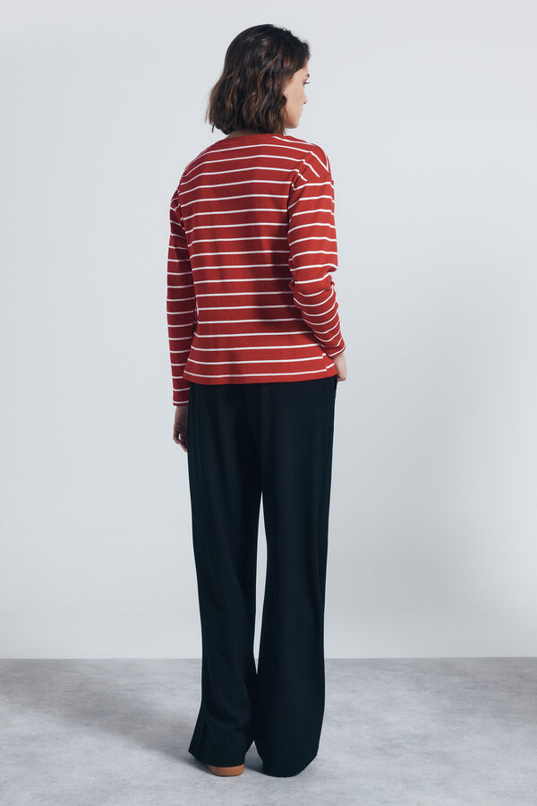 Springfield Široke Jogger pantalone Crna