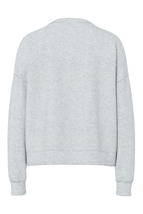 Pieces Sudadera basica gris