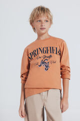 Springfield Kids Springfield orange long sleeve T-shirt for boys red