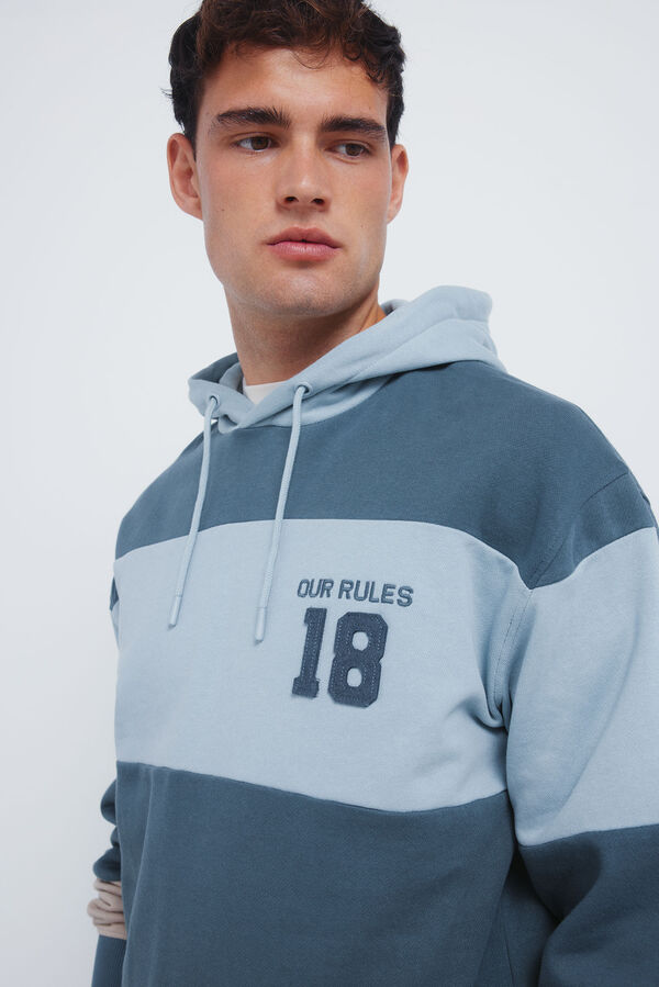 Springfield Krojevi kapuljača sa kapuljačom Plava