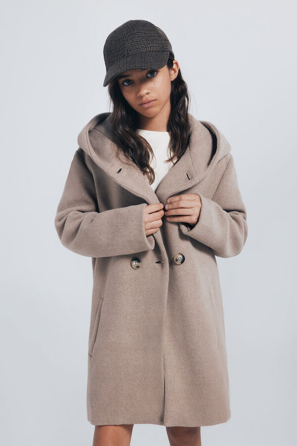 Springfield Kids Kaput od sukna na preklop za devojčice Boja Kože