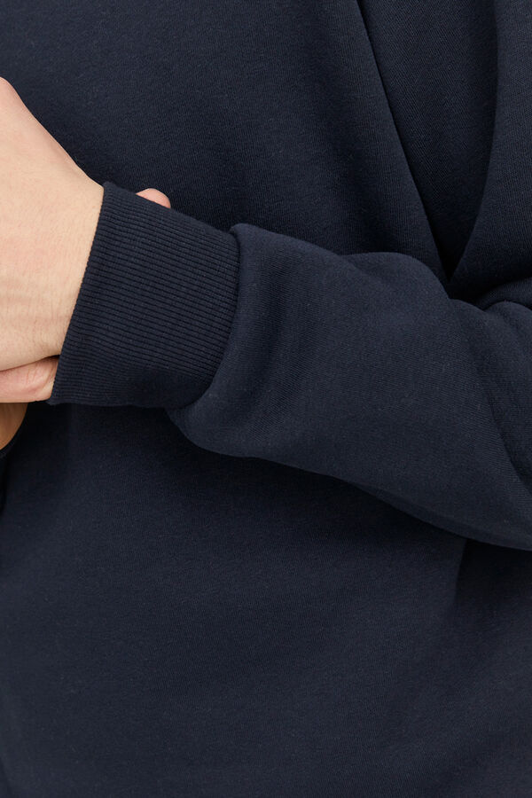 Jack & Jones Sudadera b&aacute;sica cuello redondo azul