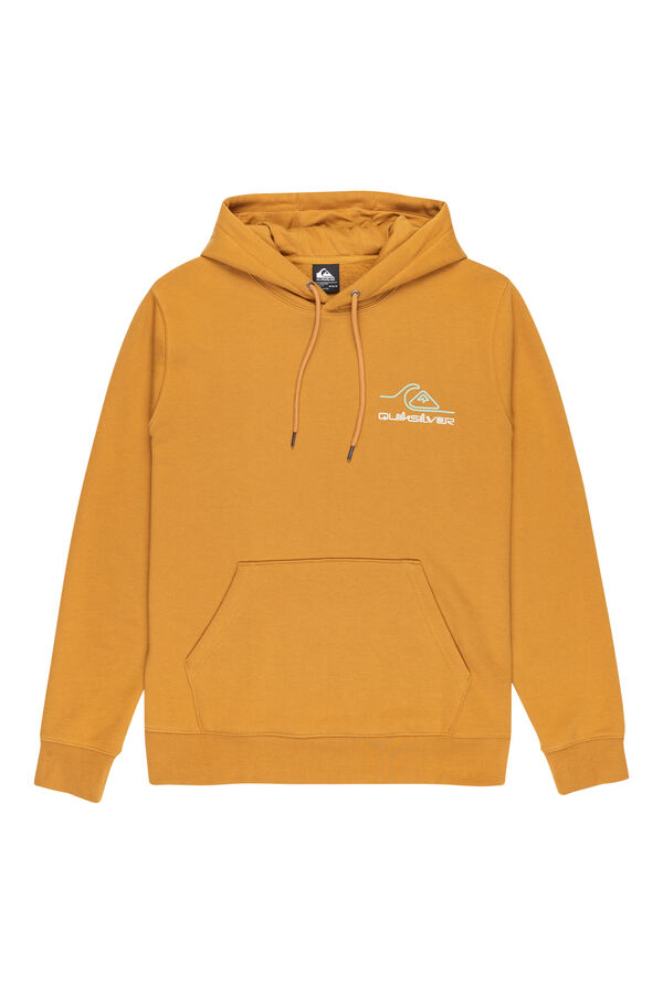 Quiksilver Light Waves - Sudadera con capucha para hombre beige