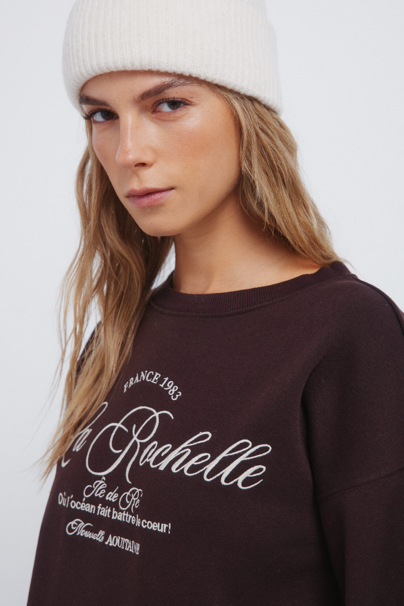 Springfield Sudadera gr&aacute;fica bordado ciudad