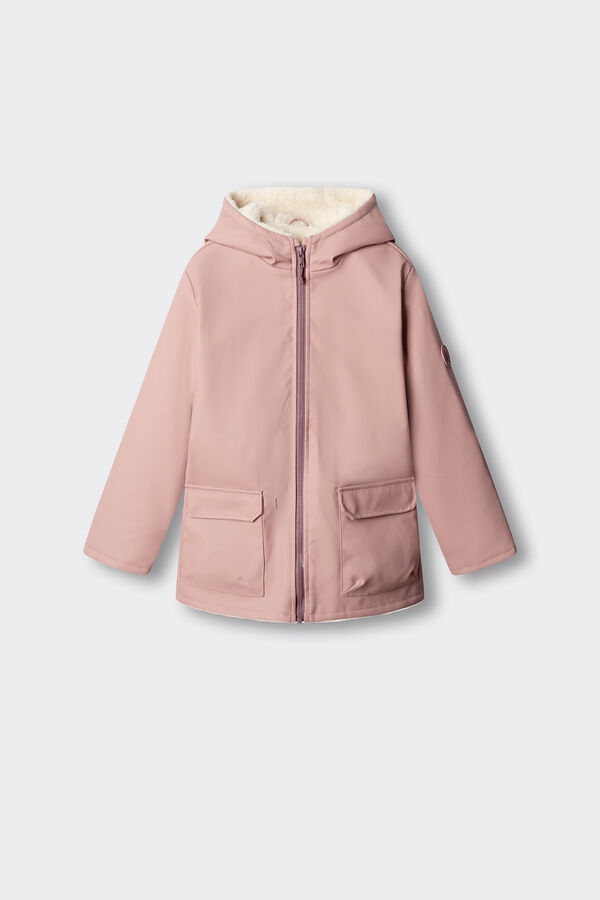 Springfield Kids Gumirana jakna za devojčice Roze