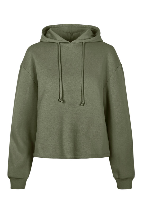 Springfield Sudadera con capucha verde