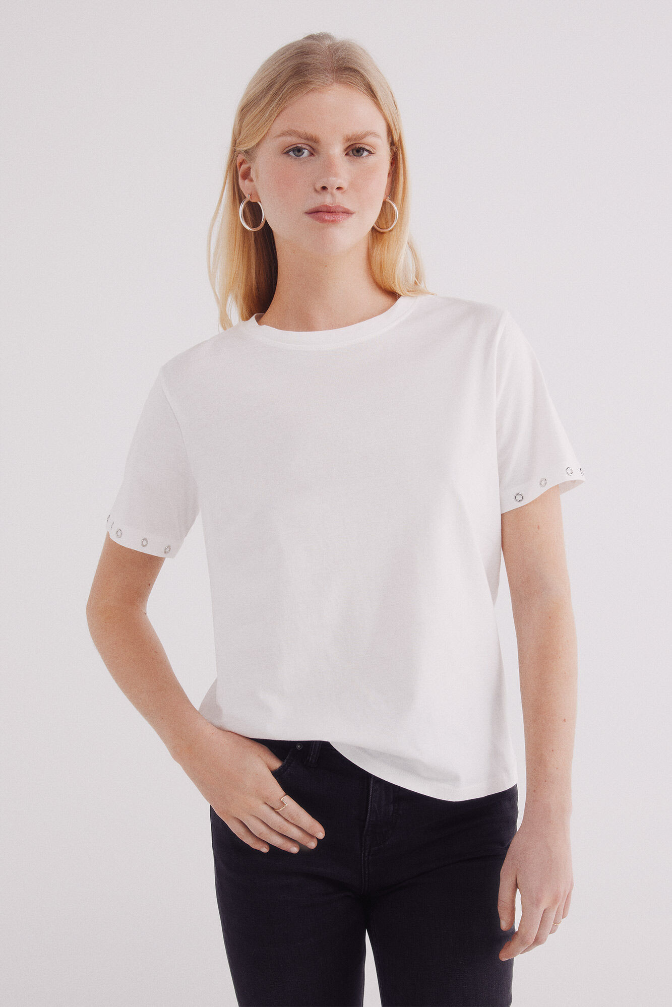 Springfield Majica sa metalnim ringlicama na rukavima