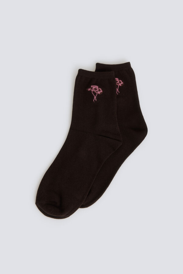 Springfield Duge čarape, kaubojski &scaron;e&scaron;ir Braon