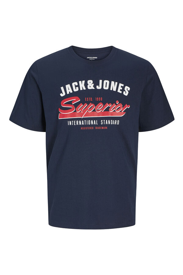 Jack & Jones Pack x3 camisetas est&aacute;ndar fit azul