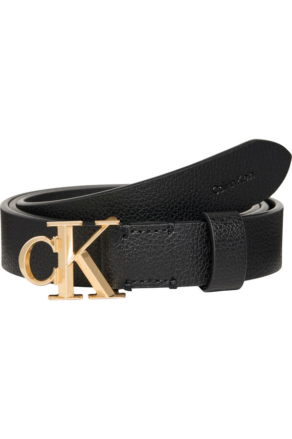 CK Jeans Cintur&oacute;n de piel negro