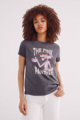 Springfield "The Pink Panther" T-shirt grey