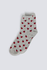 Springfield Duge čarape sa bubamarama Siva