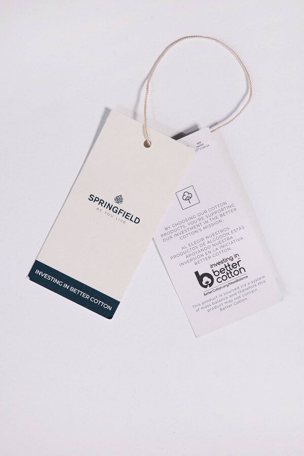 Springfield Pijama largo punto algod&oacute;n patinete azul