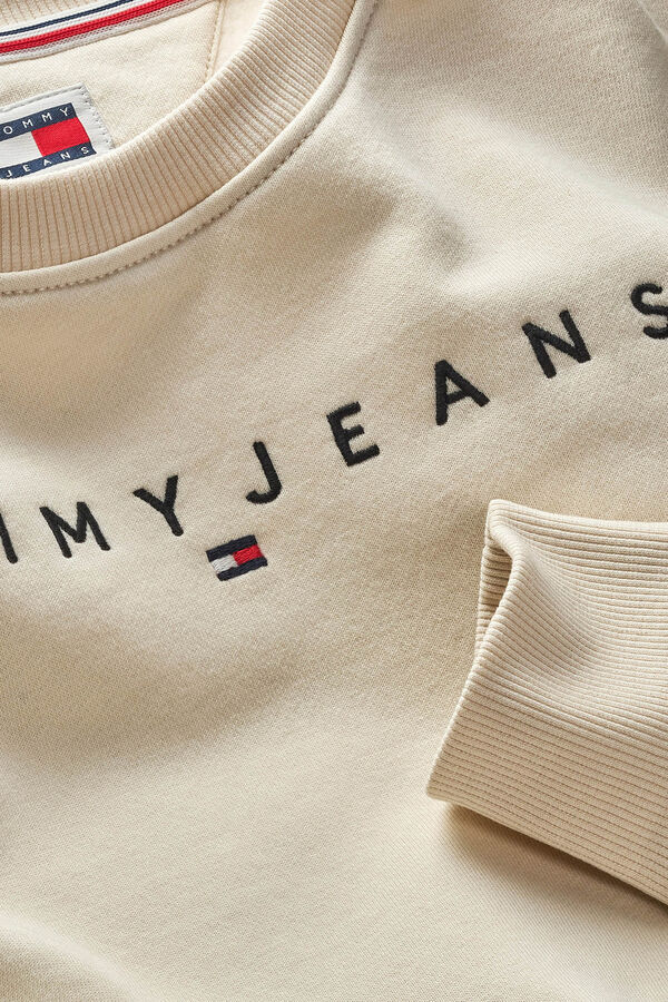 Tommy Jeans Sweatshirt Damen Tommy Jeans Beige