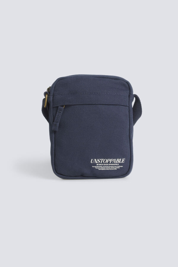 Springfield Srednja crossbody ta&scaron;na Plava