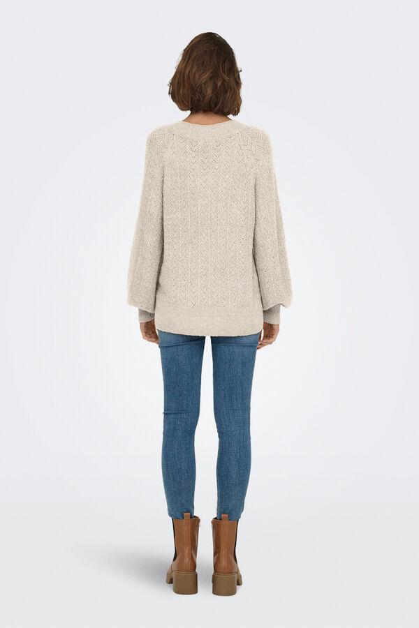 Only Jersey con glitter gris