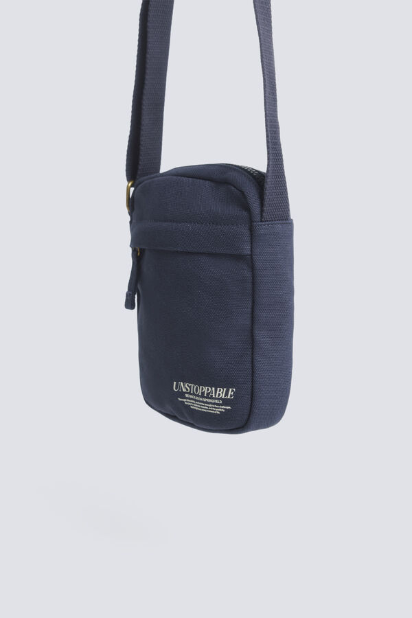 Springfield Srednja crossbody ta&scaron;na Plava