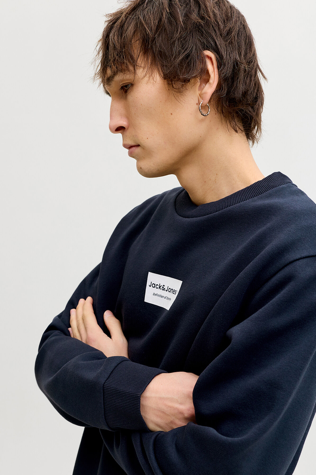 Jack & Jones Sudadera cuello redondo felpa