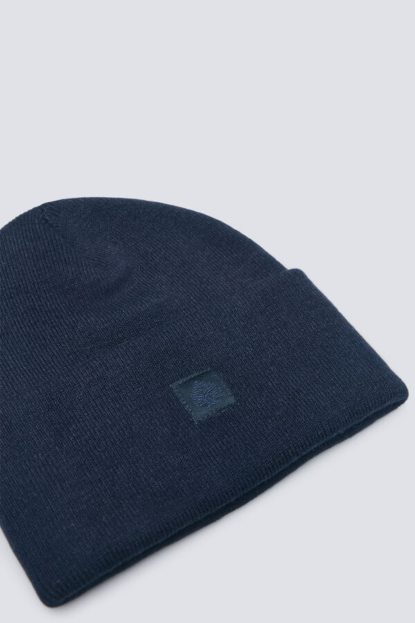 Springfield Gestrickte Beanie Strick- Blau